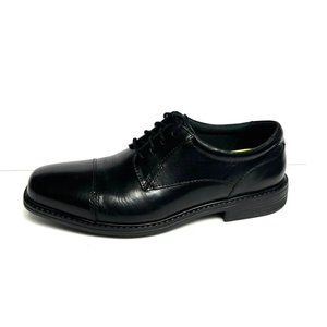 bostonian men's wenham dress lace up Bostonian Flexlite 11M black leather Wenham cap oxford dress shoe